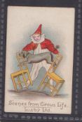 Cigarette card, Lusby Ltd, Scenes from Circus Life, type card, ref. H264, picture no 13 (gd) (1)