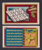 Cigarette cards, USA, Duke's, Puzzle Series, 'X' size, two cards, no 13 (slight marks, gd) & no