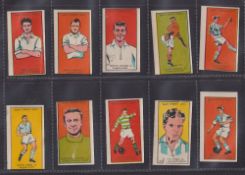 Trade cards, Cadet, Transfers (Footballers), 13 different nos 10, 11, 14, 16, 18, 21, 24, 26, 28,
