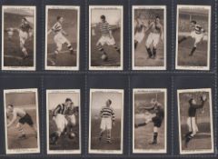 Cigarette cards, Football, Mitchell, 2 sets, Scottish Football Snaps (a few cards with staining,