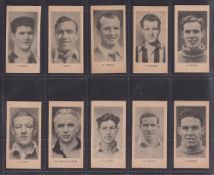 Cigarette cards, Godfrey Phillips Sports Package issues Footballers 2nd Series (cut to size, card