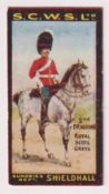 Trade card, S.C.W.S. Ltd, Shieldhall, Famous Regiments, type card, no 18, Royal Scots Greys (gd) (