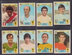 Trade cards, Panini Mexico 70 World Cup, 20 cards green backs (11), red backs (9) (all with