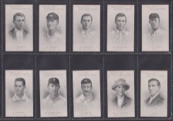 Cigarette cards, Wills (Australia), Australian & English Cricketers, Vice Regal, 'Series of' (49/50,