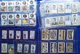 Cigarette cards, Small mixture over 250 cards, all Sporting themed including Players Golf (set 25