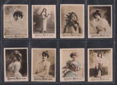 Cigarette cards, North Africa, Melia (Algeria), Photo Series 3, Actresses, '1500 sujets' wavy line