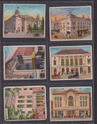 Cigarette cards, USA, ATC, Theatres Old & New Series, 'L' size (34/50) (gen. gd) (34)