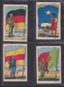 Trade cards, Spain, Guillen Chocolates, 'Banderas del Universo' (Flags & Soldiers of the World), 'X'