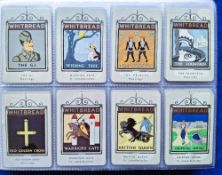 Trade cards, Whitbread Inn Signs, Collection of 8 sets in album. 1st, 2nd, 3rd Series (Metal),