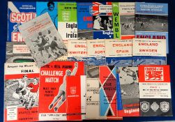 Football programmes, a collection of 20+ Big Match programmes, inc. England Away Programmes v