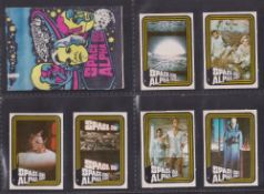 Trade cards, Monty Gum, 2 part sets Space 1999 Alpha 62/64 (missing nos.18 & 19), Space 1999 Cosmo