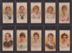 Cigarette cards, Taddy Royalty Series (set 25 cards) (about gd)