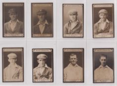 Cigarette cards, Wills Australia, Cricketers (plain back) 1925 (17/63) (gen gd)
