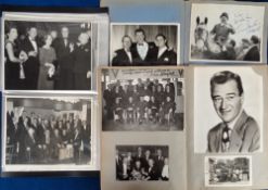 Entertainment, a large collection (approx. 300) of b/w original celebrity press photographs, the