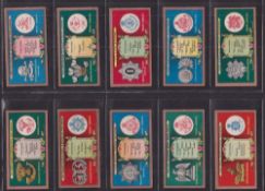 Cigarette cards, Mitchell Regimental Collars & Crests (set 25 cards) (near gd)