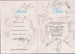 Sporting autographs, Daily Express, Sportsmen & Sportswoman of the Year Awards 1978, held at The
