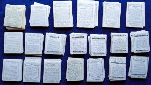 Cigarette cards, Players & Wills L/XL issues, 20 different sets, Players XL (4) including Old