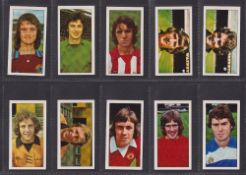 Trade cards, Bassett, Football Stars 1975/76 (set 50 cards), (no. 40 brown toning, rest vg/ex)