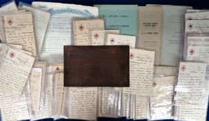 Advertising, Simonds Brewery, a selection of items to comprise a copper share certificate printers