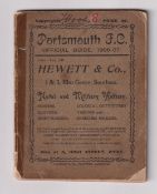 Portsmouth FC, Official Guide 1906-07, 80 pages including player portraits, fixtures, tables, player