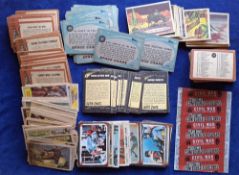 Trade cards, A&BC Gum, mixture, over 330 cards from 5 series plus wrapper. Battle Series (set 73