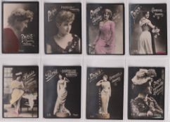 Cigarette cards, South America, Malagrida, Photo Series 3, Actresses, Serie E (printed back), 'M'