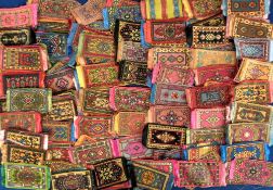 Tobacco felts, USA, ATC, Conventional Rug Designs (Small, 56 x 93mm), approx. 175 felts with