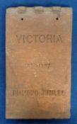 Collectables, 1897 Queen Victoria Diamond Jubilee roof tile (approx. size 28 x 16.5 cms) (gd)