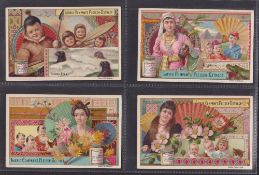 Trade cards, Liebig 11 sets all German language, 1 set with plain back S379, others are S457,