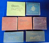 Cigarette cards, Ogden's, 7 early special storage albums issued for storing Guinea Gold & Tab