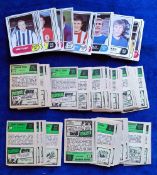 Trade cards, A&BC Gum, Footballers Green Back 'Quiz', over 110 cards mainly from the 1st and 2nd