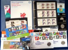 Olympics, London 2012, Team GB Gold Medal Winners Stamp Collection complete in special folder sold