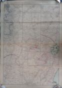 Posters and Maps, approx. 20 vintage items to include East Gloucestershire Railway map of Cheltenham