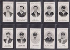 Cigarette cards, Taddy, County Cricketers, Nottinghamshire, (set, 14 cards) (gd/vg)