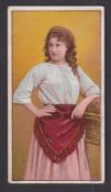 Cigarette card, Faulkner's, Beauties (Coloured), type card, ref. H150, picture no 21 (gd) (1)