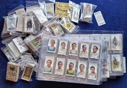 Cigarette cards, collection of cards in shoebox, 13 apparently complete sets including Wills