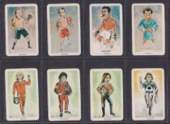 Trade cards, Venorlandus Heroes of Sport (set 48 cards) including Muhammad Ali, Pele, Jack