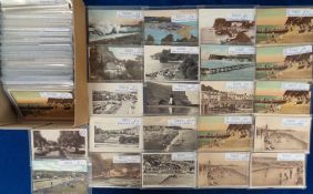 Postcards, Devon, approx. 300 cards to include Teignmouth, Dawlish, Plymouth, Exeter, Brixham,
