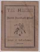 Beith Football Club, softback booklet 'The History of the Beith Football Club, Doings of Half-a-