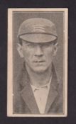 Trade card, Poppleton's, Cricketers Series, type card, no 10 J.W. Hearne, Middlesex (slight mark