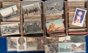 Postcards, a large mixed UK and foreign topographical and subject collection of over 2000 cards.