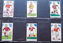 Trade cards, 9 sets, and 11 odds, all Football related, 11 odds Donaldson Sports Favourites (all