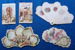 Ephemera, a selection of 5 greetings cards to comprise trifold Robinson Crusoe Christmas card (