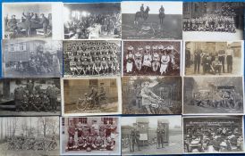 Postcards, Military, an RP selection, 1905-early 1920s, 16th Middlesex Public Schools, Cologne