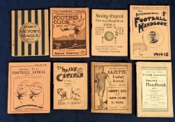 Football annuals, a collection of 8 pre-war annuals, South London Schools Football Association