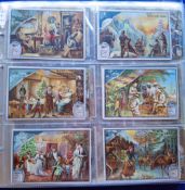 Trade cards, Liebig, a collection of 39 sets S451-S500, mixed language editions German, Belgian, &