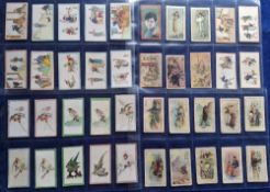 Cigarette cards, China, mixed selection 109 cards from various series brands include Pin Head, China