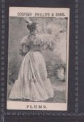 Cigarette card, Phillips, Beauties, Plums (Black & white front), type card, ref. H186, picture no 19