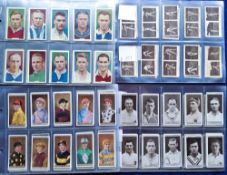 Cigarette cards, 13 sets, all Sports related, Ogden's (4), Jockeys 1930, Prominent Cricketers,