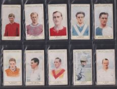 Cigarette cards, Ogden's, 3 sets Captains of Association Football Clubs & Colours, Football